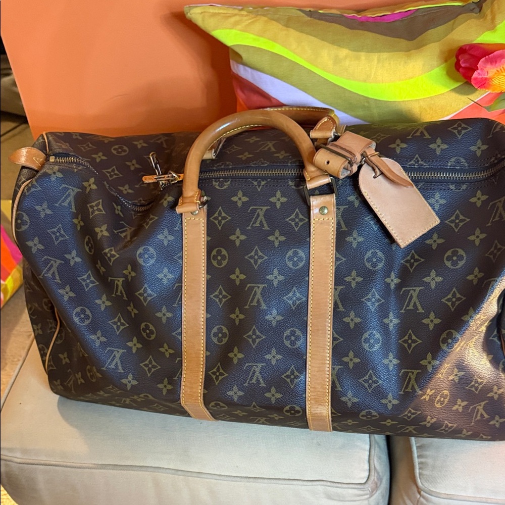 Louis Vuitton Iconic Monogram Brown Duffel Bag